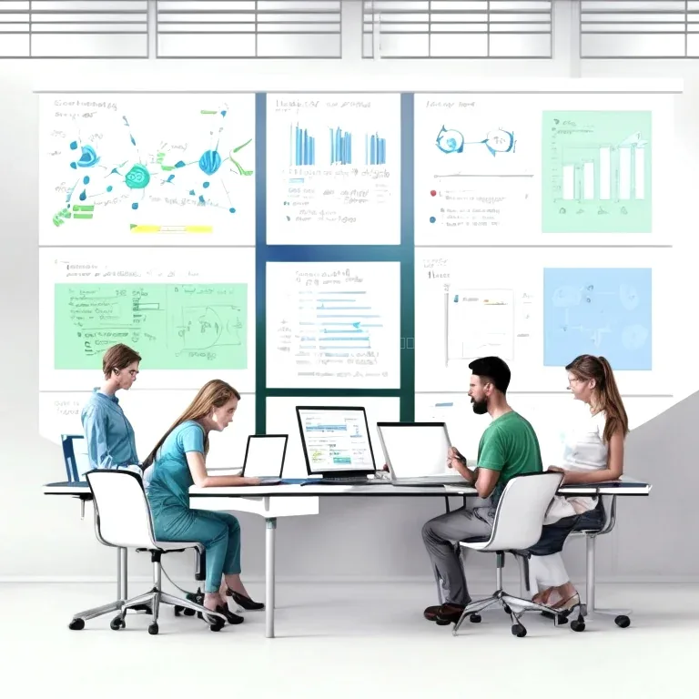 Dashboard showing operational metrics for business application